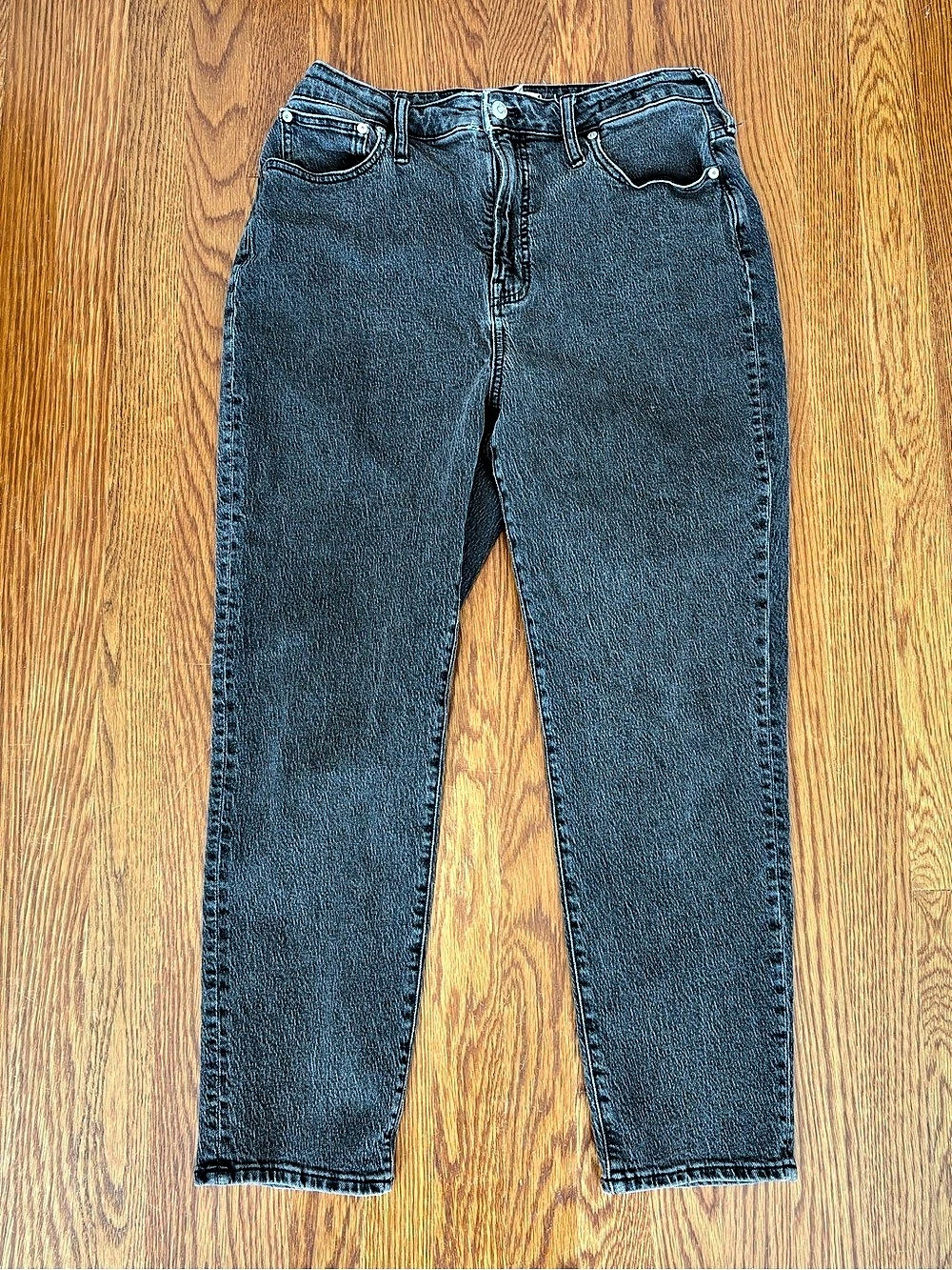 High Rise Curvy Perfect Vintage Jeans Madewell 31 26” Inseam straight leg